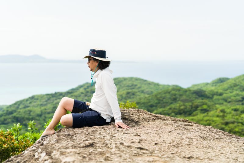 Pinta‐Horizon Air Hat (ピンタホライズンエアーハット) 砂紺色（さこん）⑥
