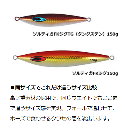 ソルティガ・FKジグTG | 宮崎市の釣具店 FISHING BASE PLAISANCE